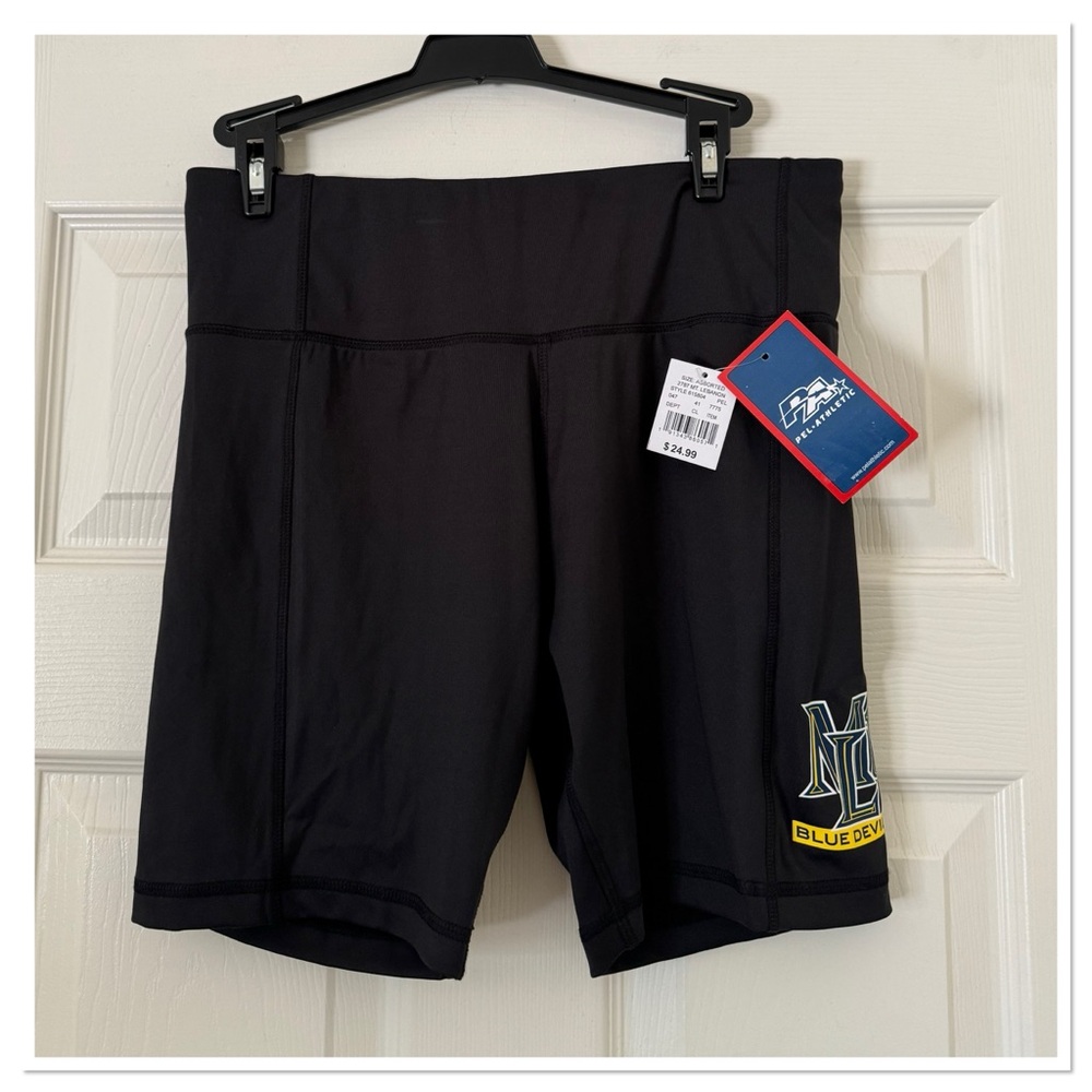 Men’s Mt. Lebanon Blue Devils Compression Bike Shorts Pel Athletic High School